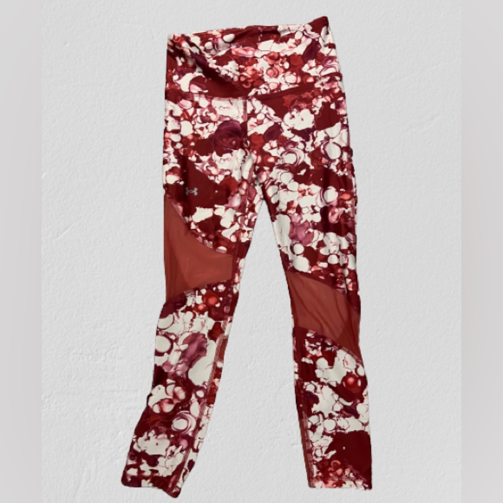 Pink patterned lulu lemon leggings